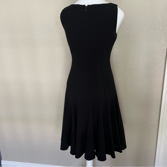 Calvin Klein Sleeveless Black Midi Dress - Picture 3 of 6
